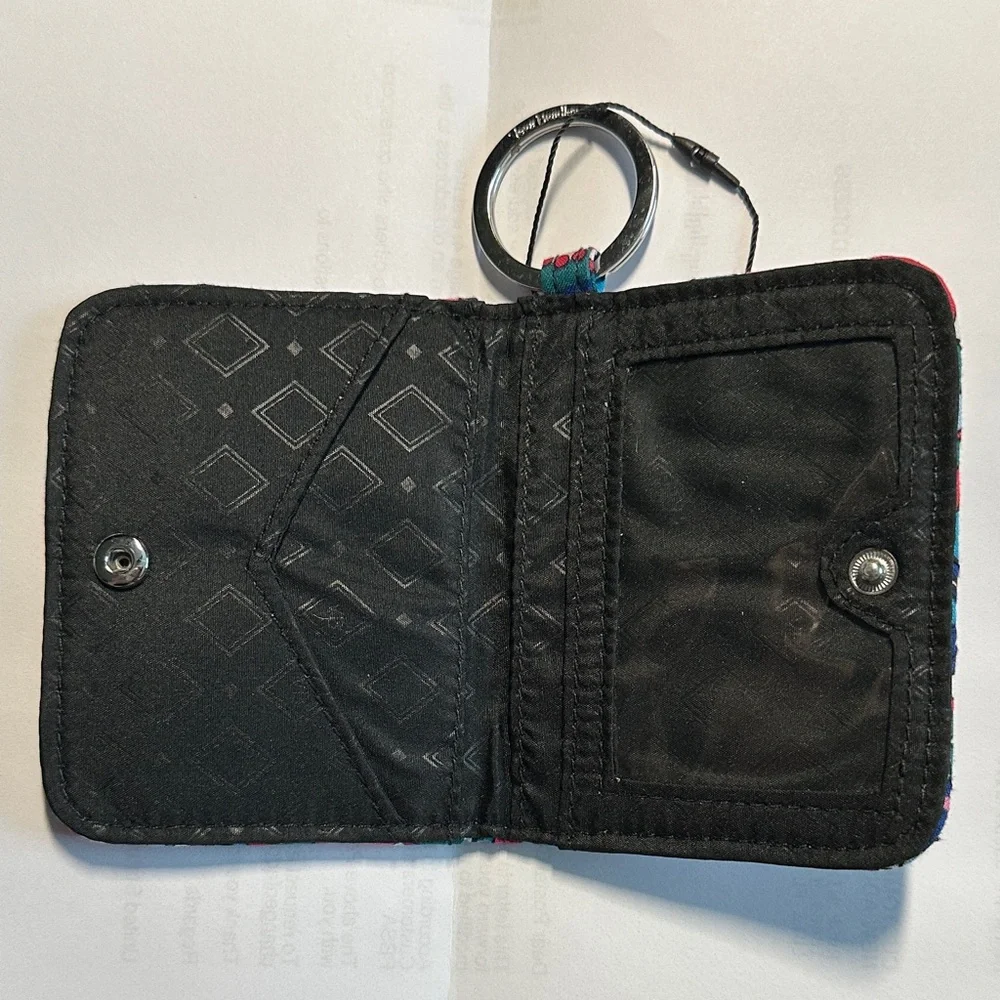 Vera Bradley Multicolor Paisley Key and Card Holder NWT